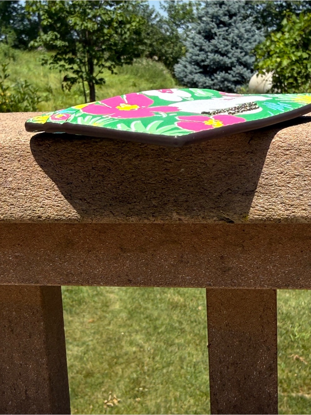 kate spade Green Floral Cat Cardholder - Picture 3 of 6